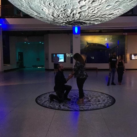 Under the moon